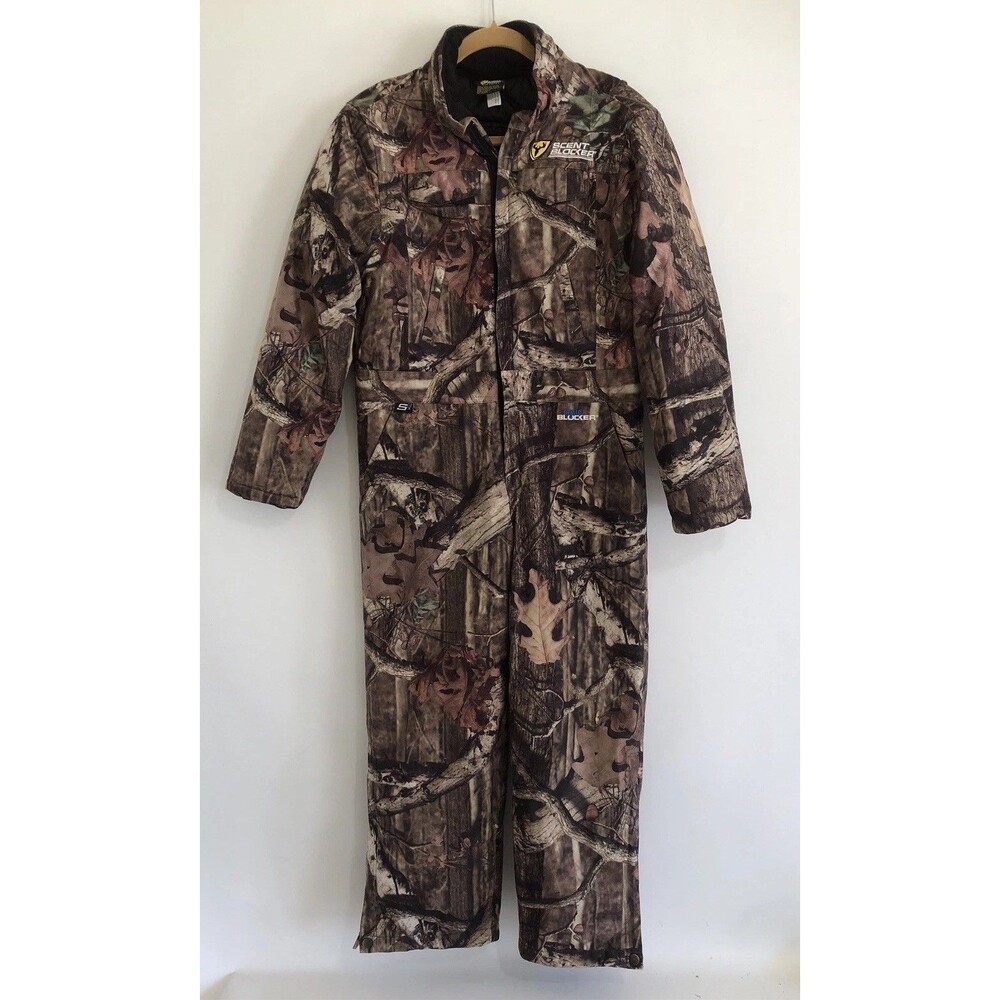 Scent Blocker Rain Blocker S3 Youth M Breakup Infinity Camo Hunting Coveralls EC